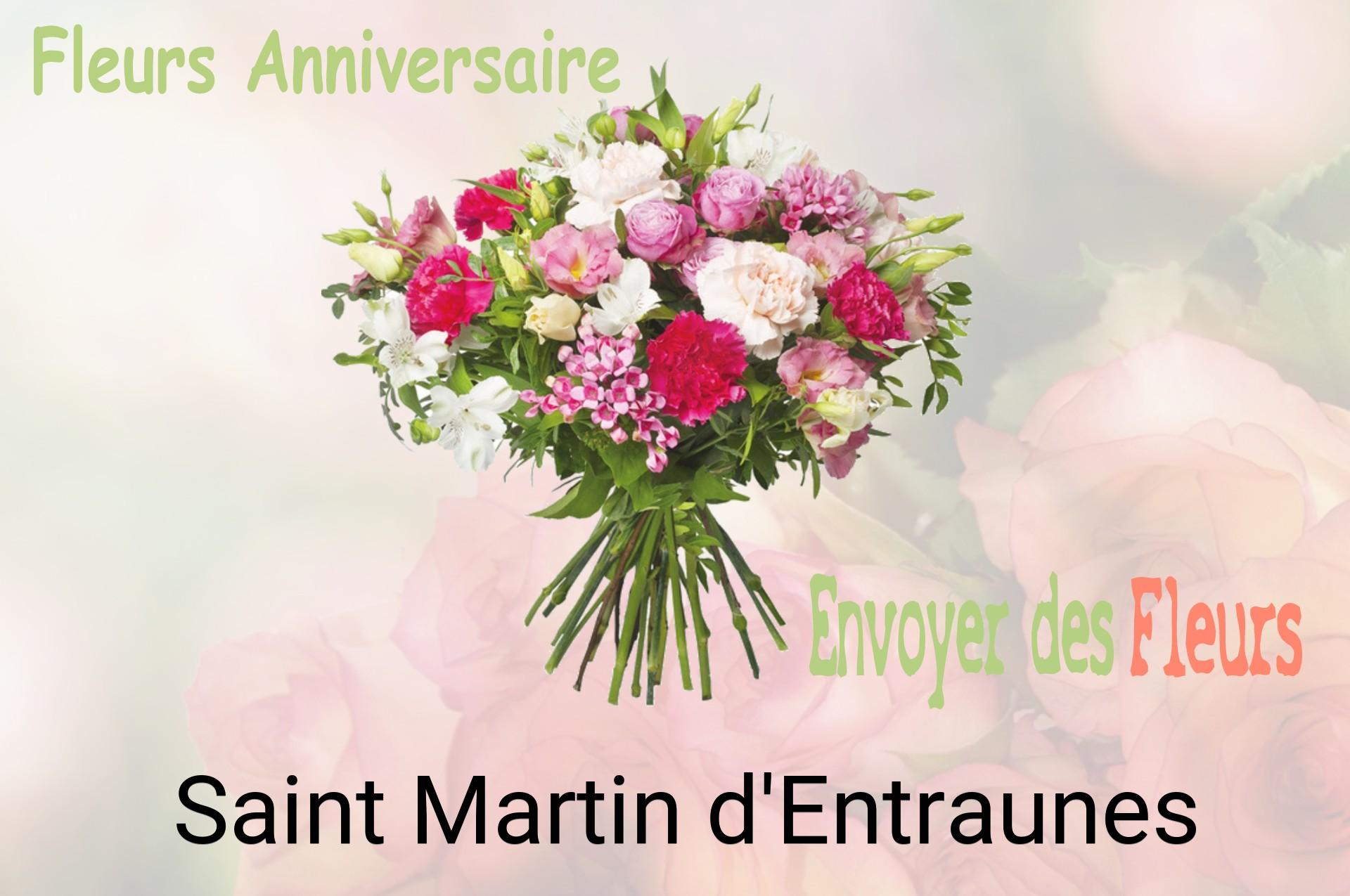 Bouquet de fleurs d’anniversaire livré à Saint-Martin-d'Entraunes